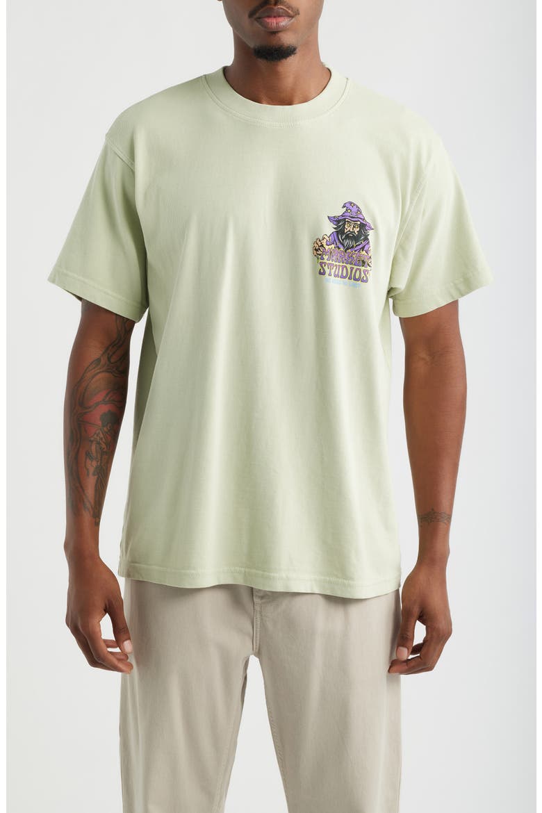 No Rules No Limits Cotton Graphic T-Shirt, Main, color, PISTACHIO
