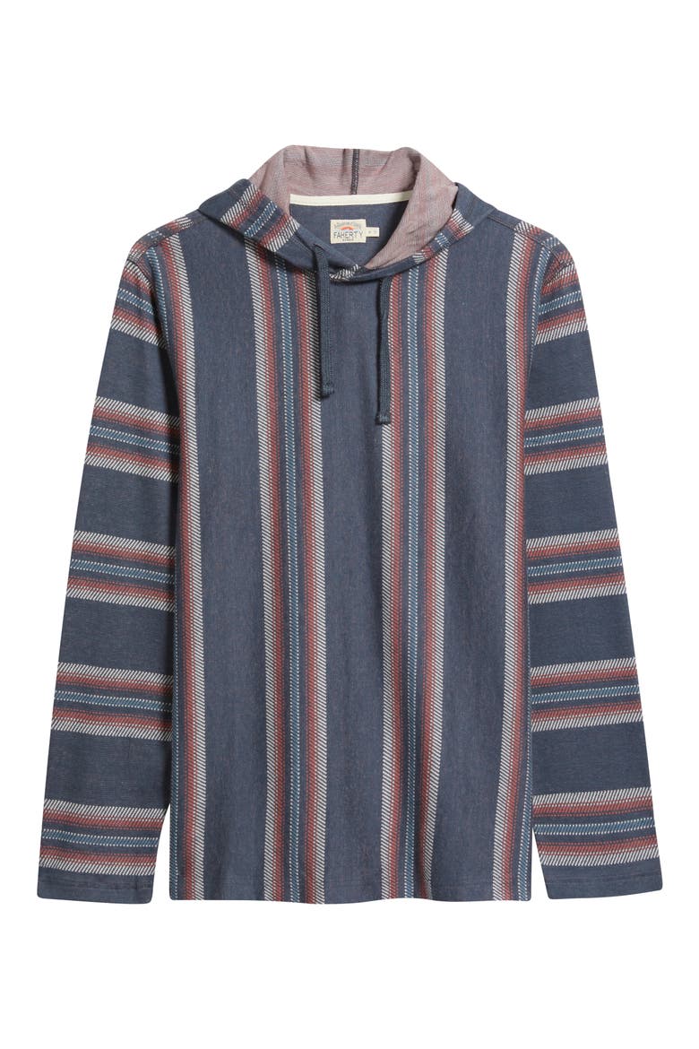Legend Stripe Organic Cotton Blend Hoodie, Alternate, color, VINTAGE SERAPE