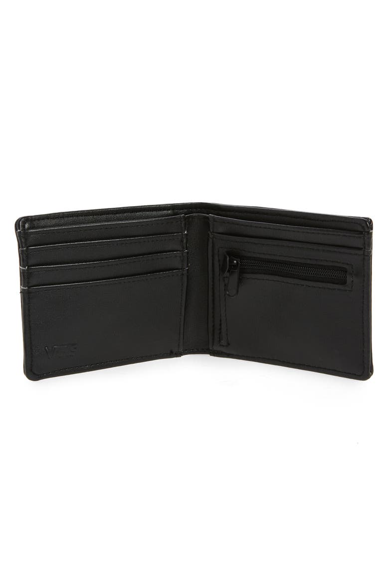 Logo Debossed Bifold Wallet, Alternate, color, BLACK