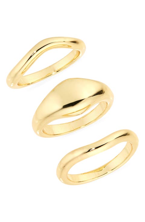 Delphine Set of 3 Rings