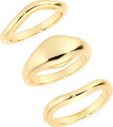 Shashi Delphine Set of 3 Rings