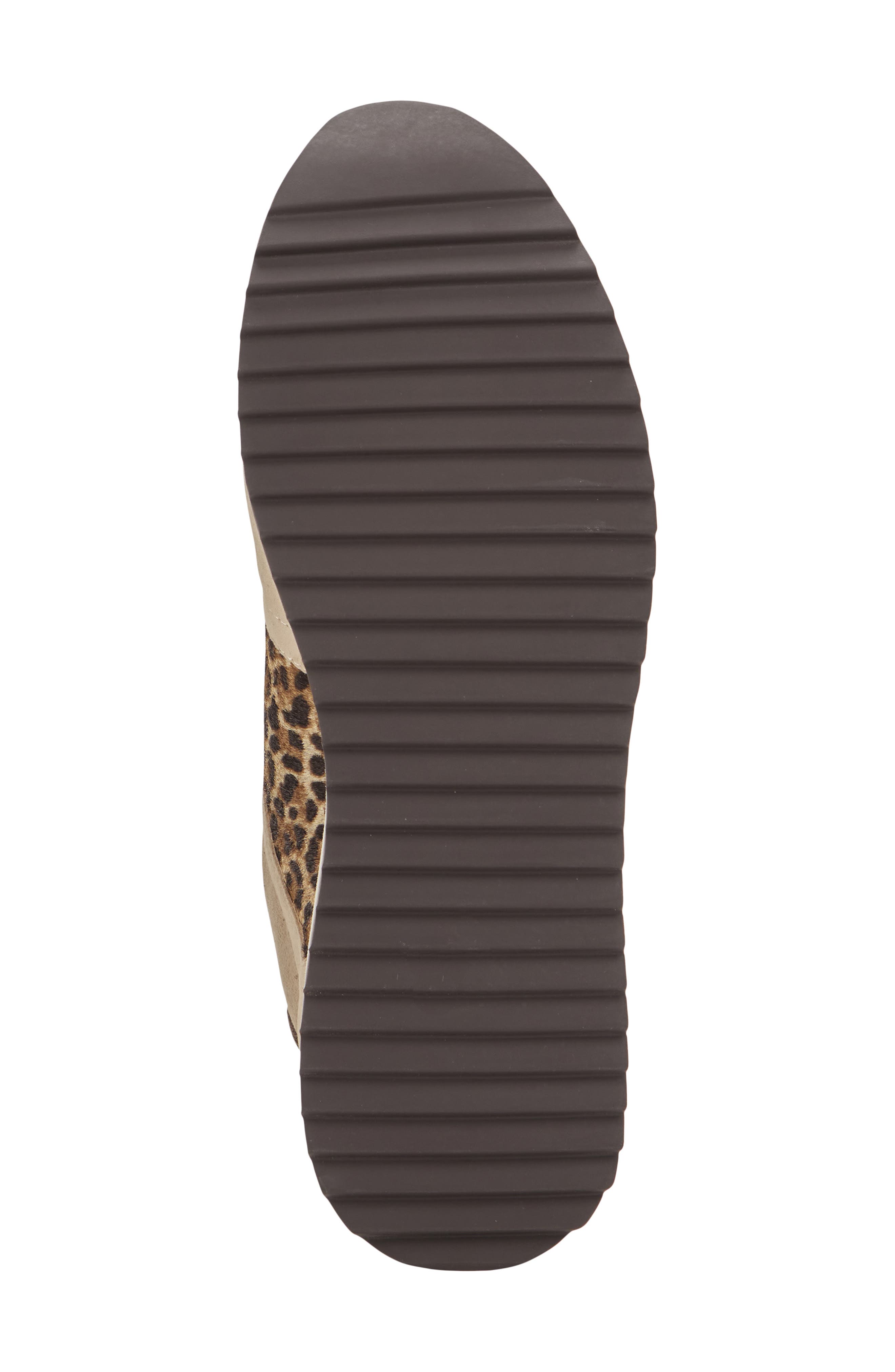 Gracie Colorblock Sneaker, Alternate, color, SAND SUEDE/LEOPARD CALF HAIR
