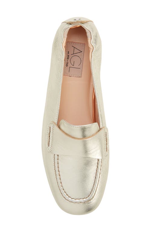 Agl Attilio Giusti Leombruni Agl Mara Loafer In Gold