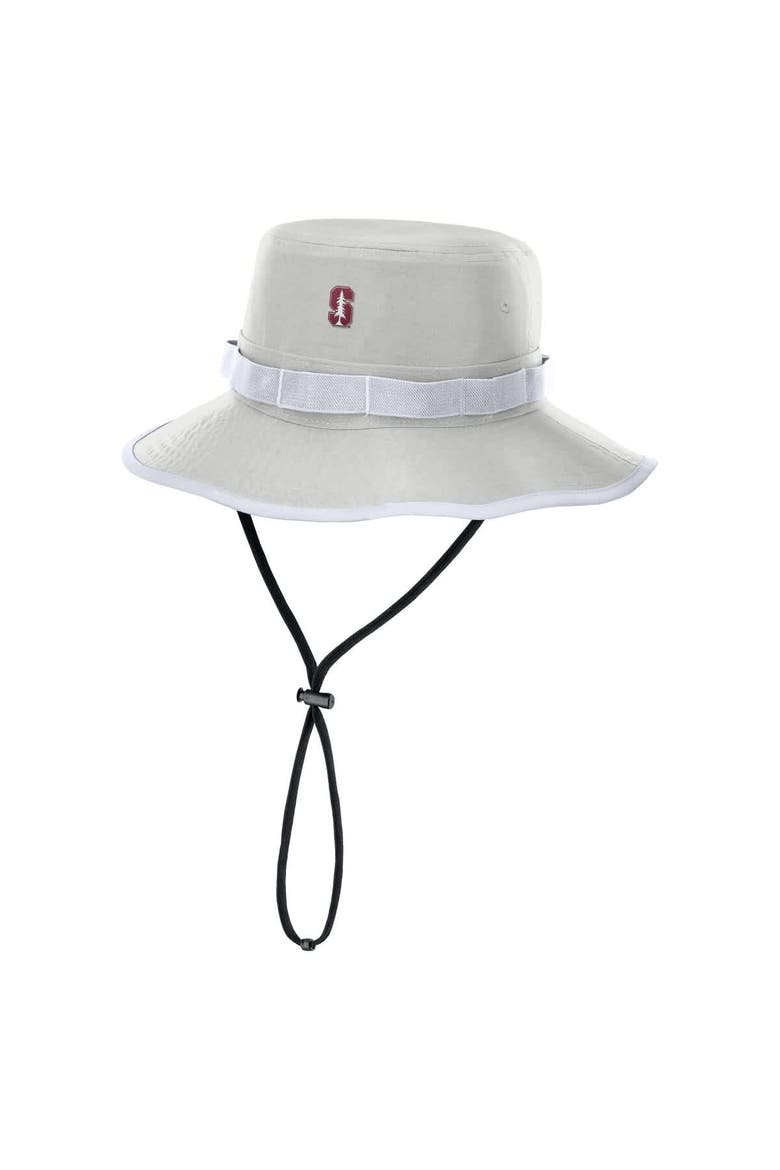 Men's Nike Gray Stanford Cardinal 2025 Sideline Apex Boonie Bucket Hat, Alternate, color, Gray