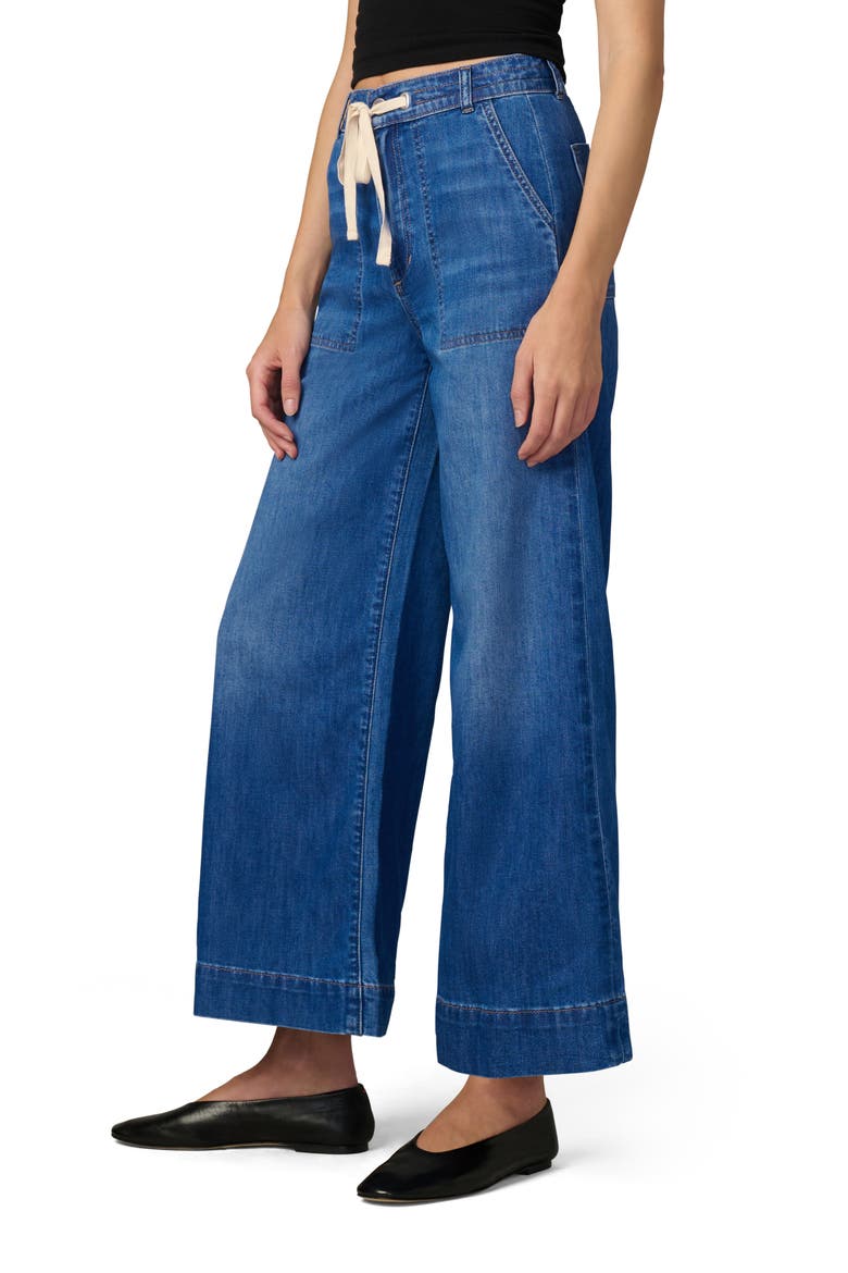 The Madeline Ankle Wide Leg Drawstring Jeans, Alternate, color, COURAGE