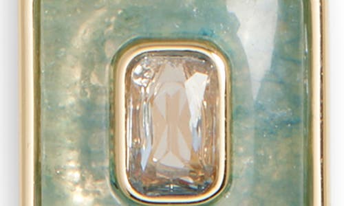 LEITH LEITH CUBIC ZIRCONIA INLAY STONE PENDANT NECKLACE