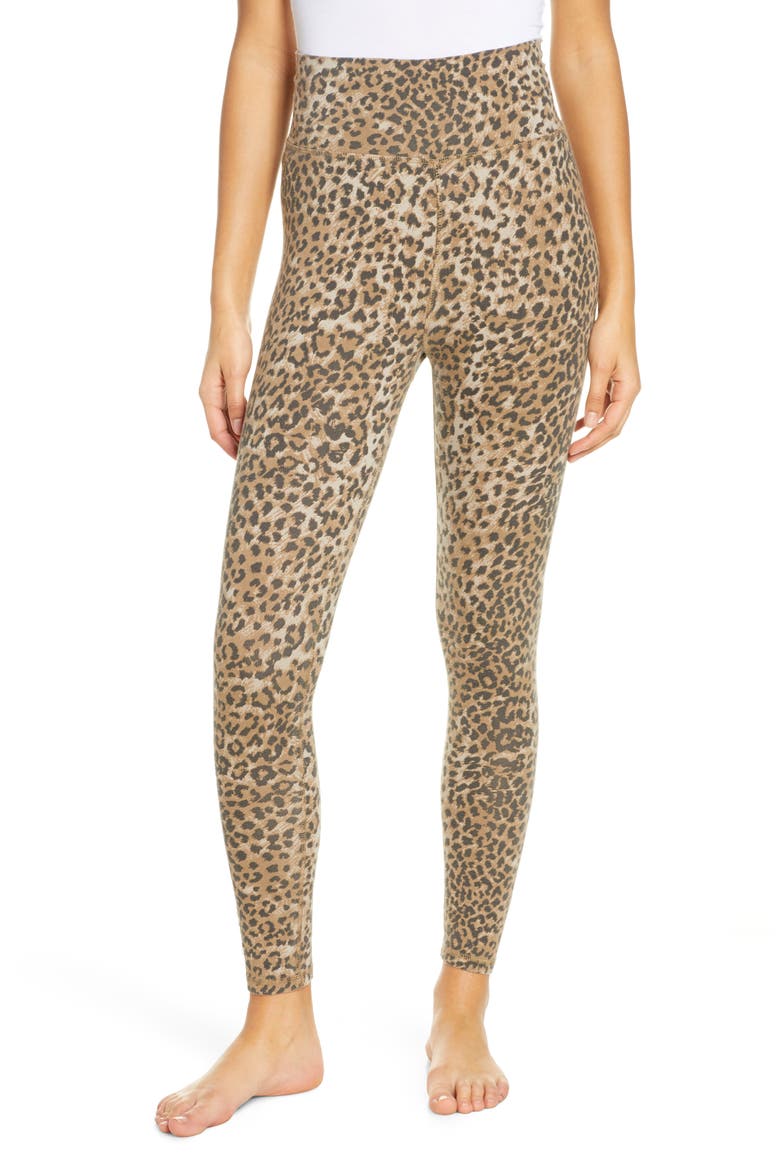 Leopard Leggings, Main, color, BROWN LEOPARD