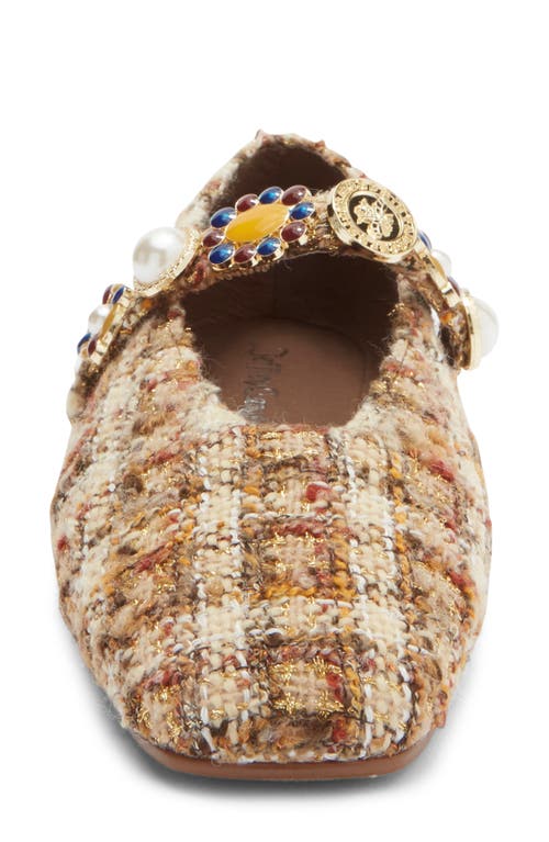 Jeffrey Campbell Amarissa Mary Jane Flat In Brown