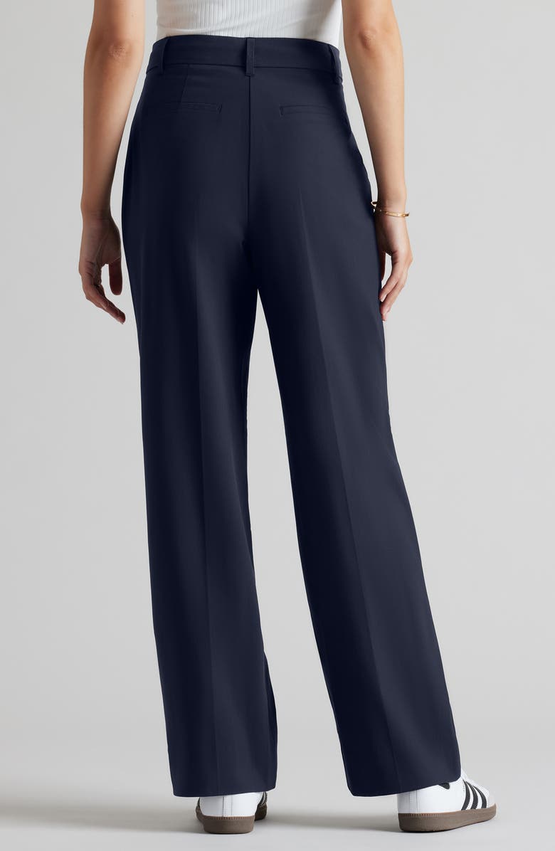 Rhone Commuter Pleat Pants, Alternate, color, Navy Blue