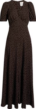 Reformation Naira Puff Sleeve Maxi Dress