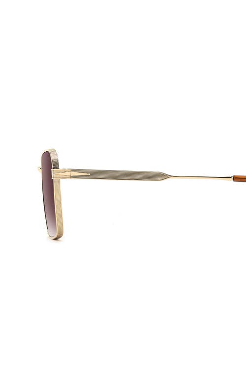 David Beckham Eyewear Db 1245/s 53mm Rectangular Sunglasses In Brown