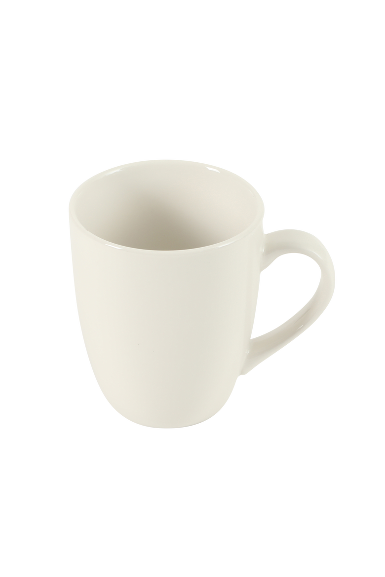 Great Essentials 12-Ounce Porcelain Coffee Mugs, Alternate, color, White