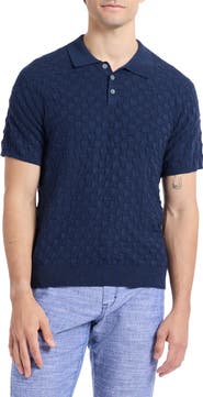 Robert Graham Hampson Cotton Polo Sweater