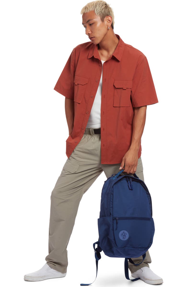 Baboon to the Moon City Backpack, Alternate, color, Navy