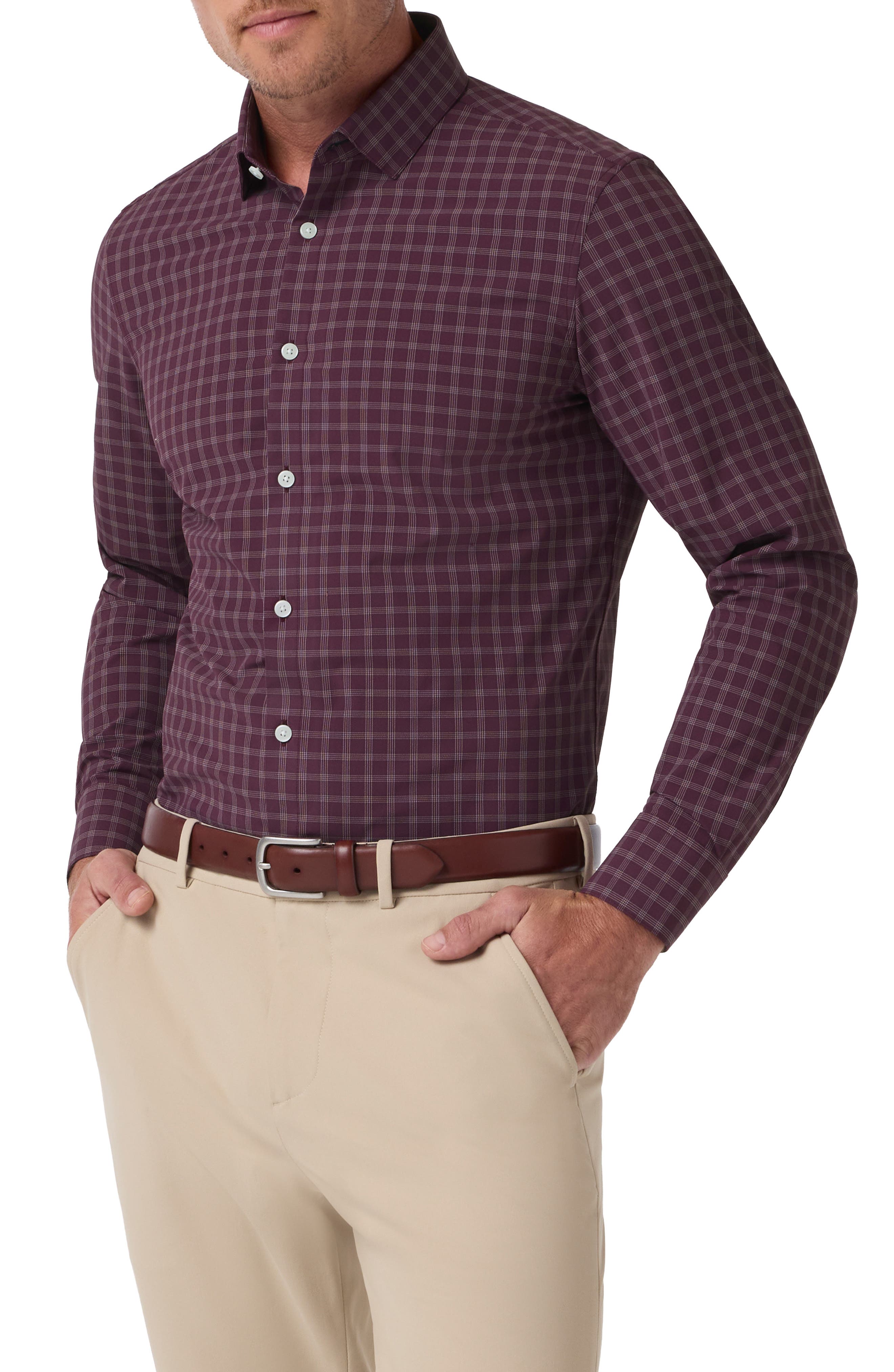 selected MERLOT COLE PLAID