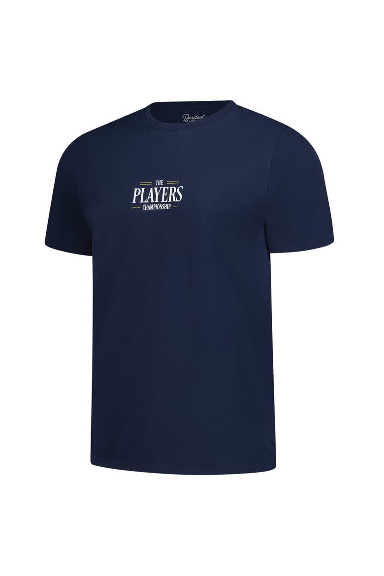 Men's Barstool Golf  Navy 2025 THE PLAYERS Varsity Logo T-Shirt, Alternate, color, Navy