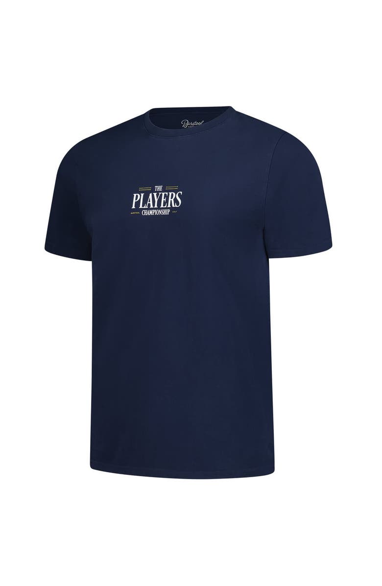 BARSTOOL GOLF Men's Barstool Golf Navy 2025 THE PLAYERS Varsity Logo T-Shirt, Alternate, color, Navy