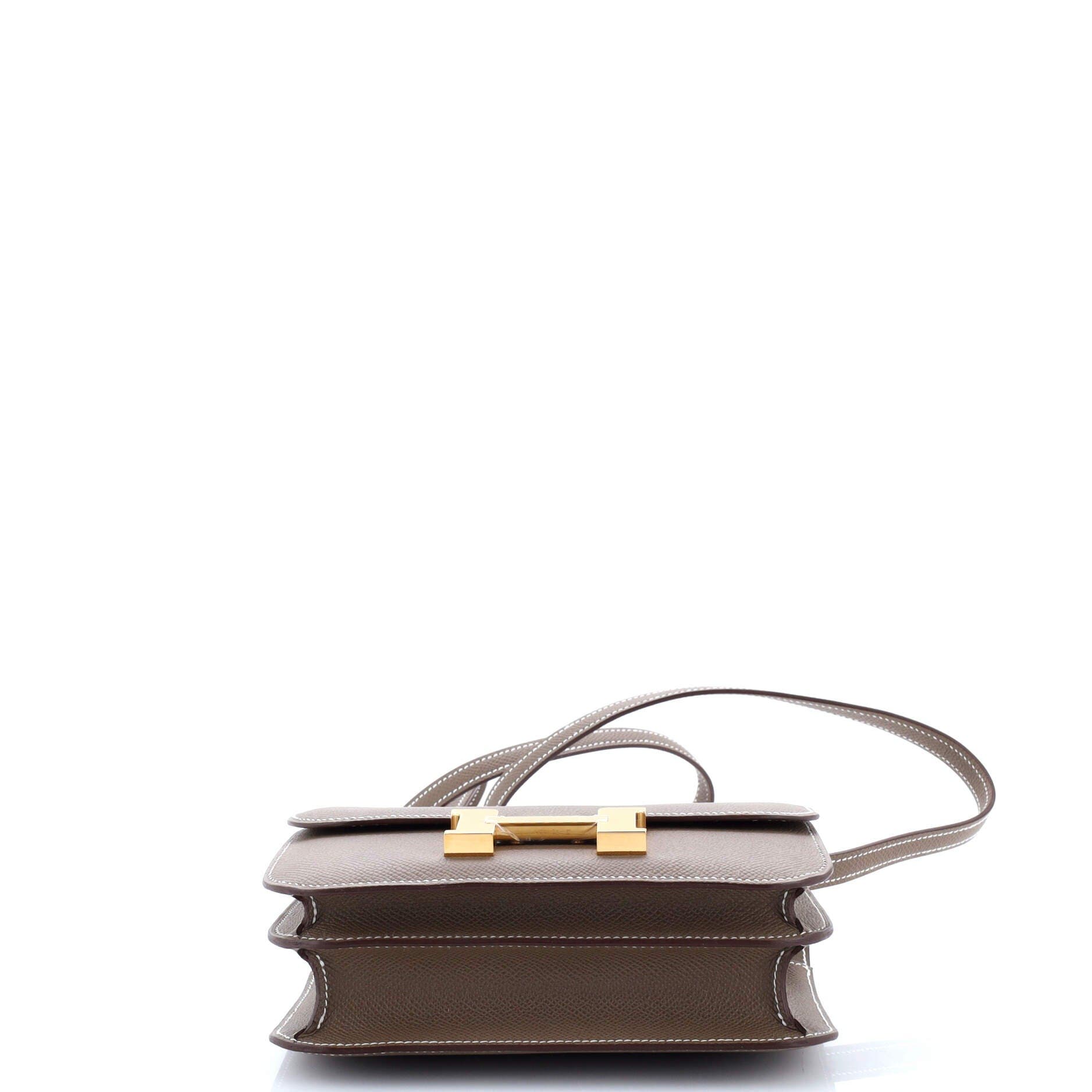 Pre-Owned Hermes Constance NM Bag Epsom 18, Alternate, color, Etoupe