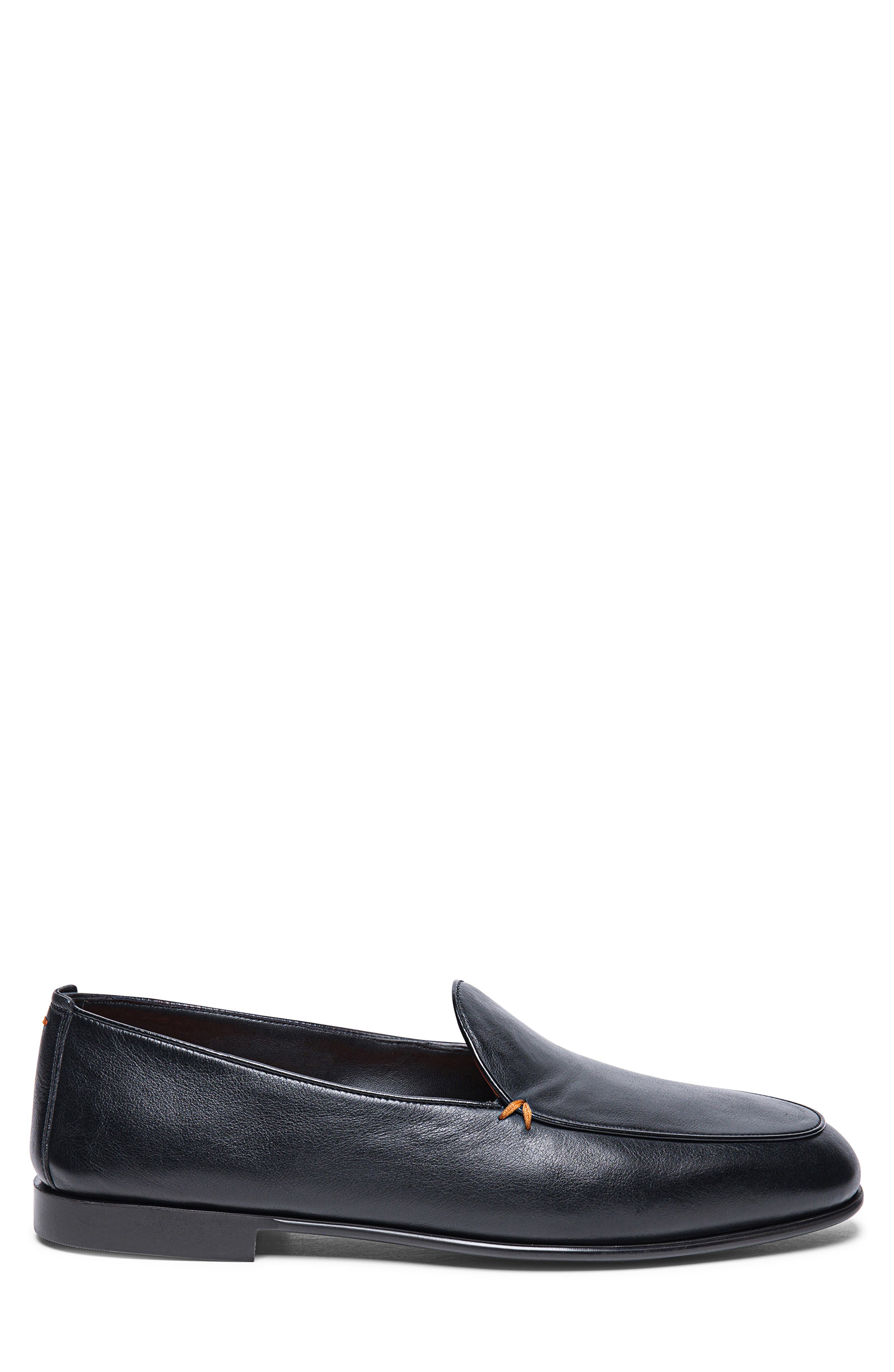 Santoni Vibe Apron Toe Loafer, Alternate, color, 