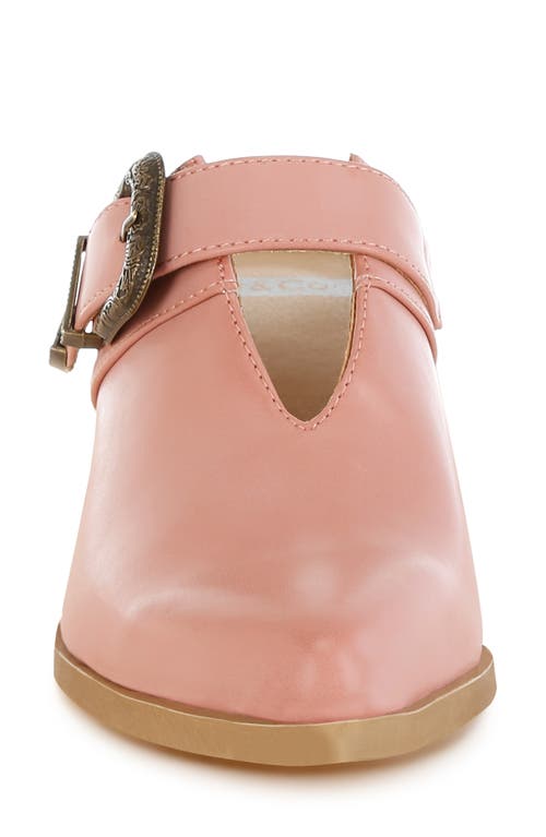 Rag & Co Holler Carved Buckle Mule