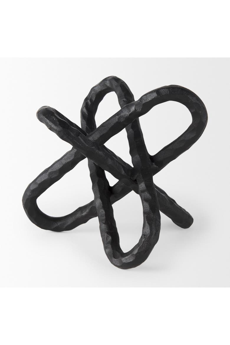 Wilhelm Metal Link Decor Object, Alternate, color, Black