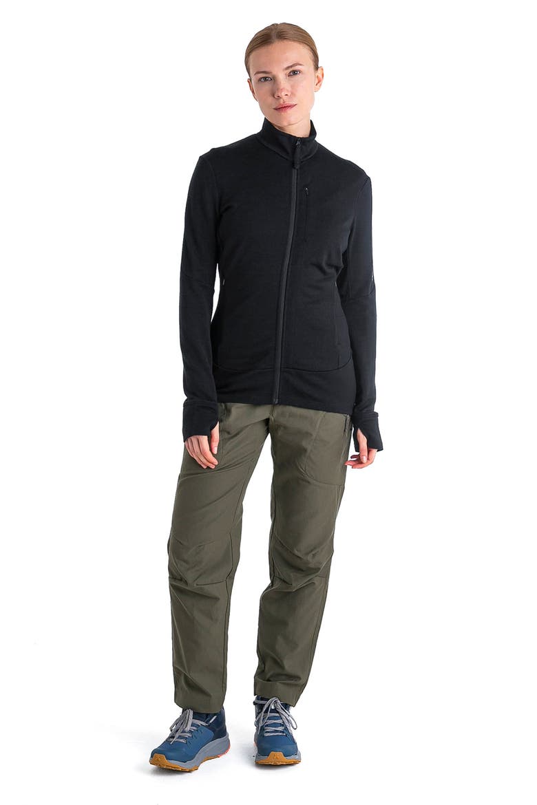 Merino 260 Quantum Zip Jacket, Alternate, color, BLACK