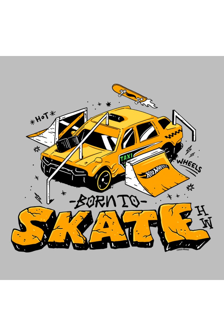 Boy's Hot Wheels Born To Skate  Graphic T-Shirt, Alternate, color, Sport Grey