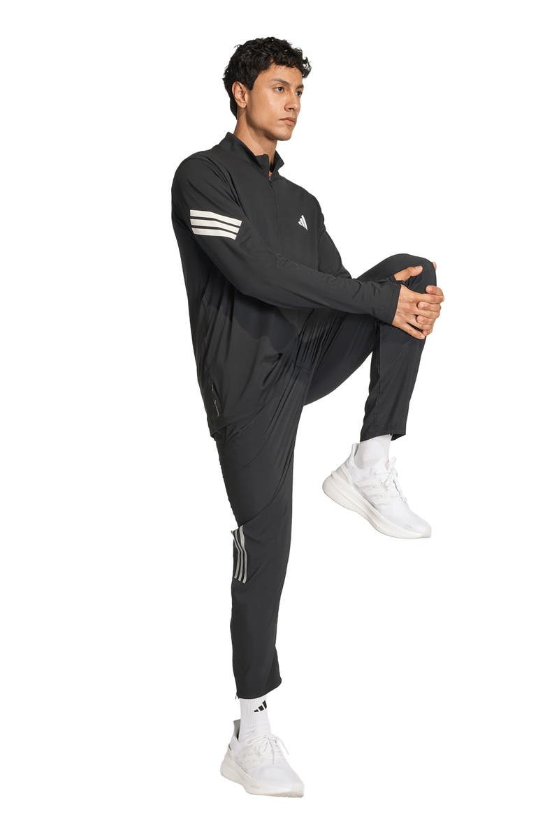 adidas ADI365 Quarter Zip Mock Neck Jacket, Alternate, color, Black