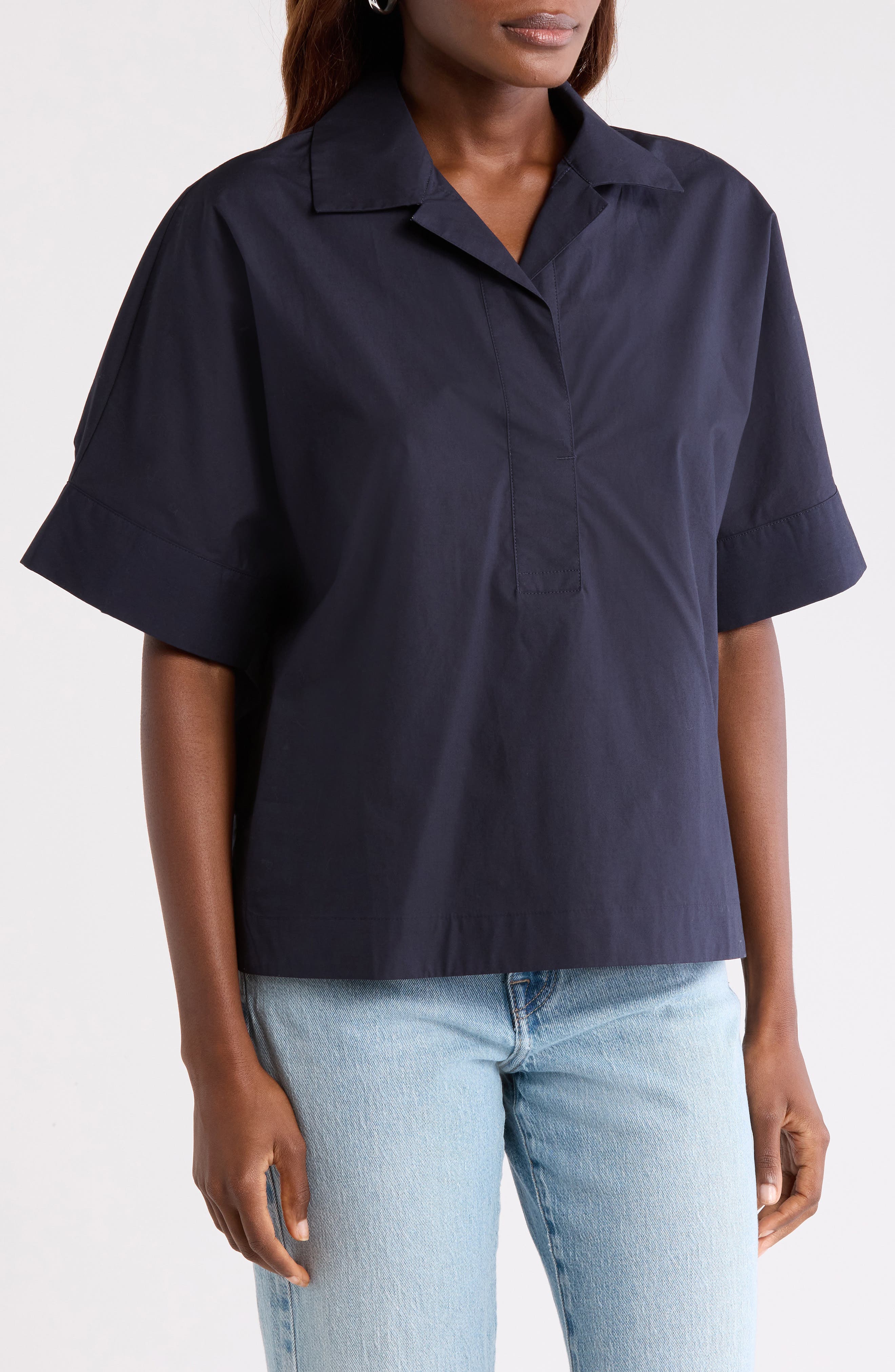 Nordstrom Oversize Poplin Popover Shirt