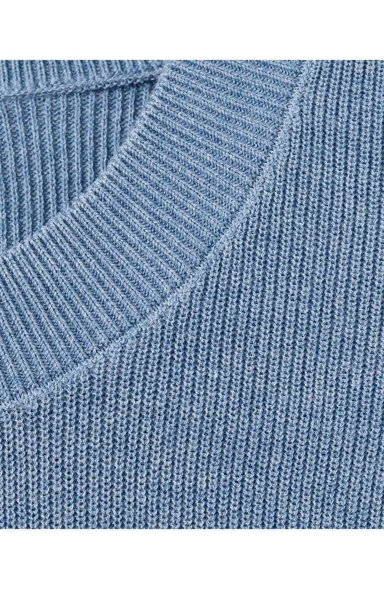 MANGO Knit T-Shirt, Alternate, color, China Blue