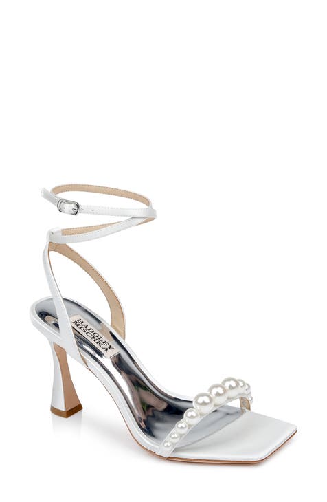 Cailey Ankle Strap Metallic Sandal (Women)