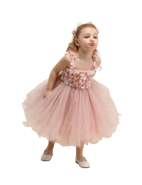 Tulleen Campanula Dress In Brown