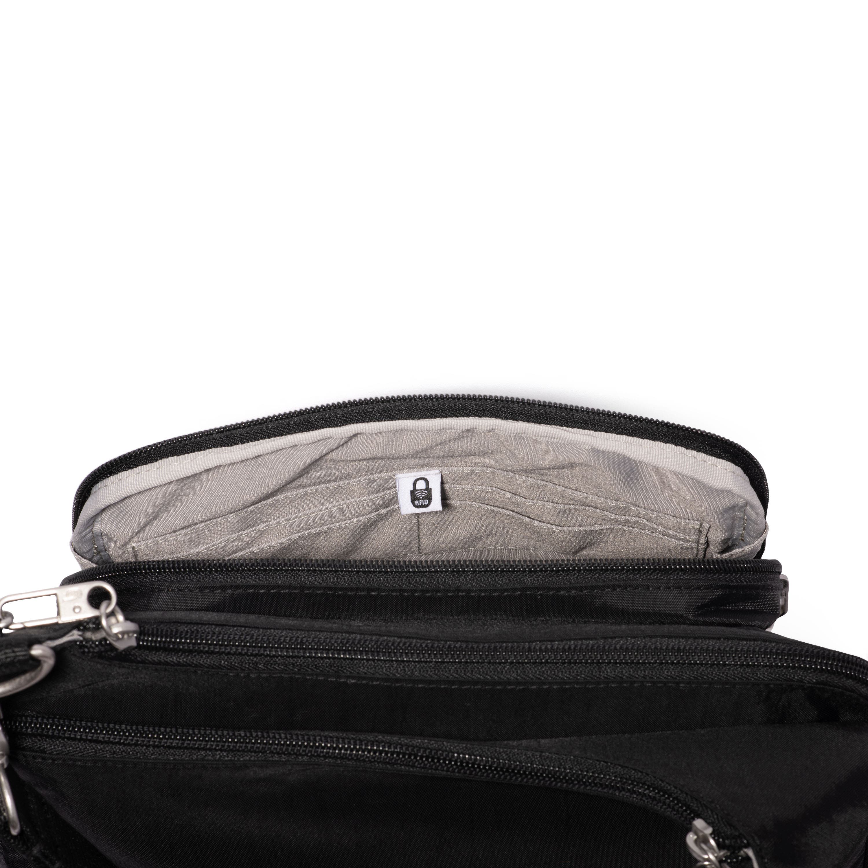 BAGGALLINI Securtex Anti-Theft Crossover Crossbody, Alternate, color, Black