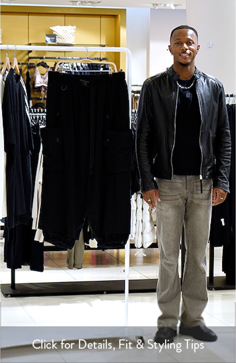 Belted Washed Twill Cargo Pants, sales video thumbnail