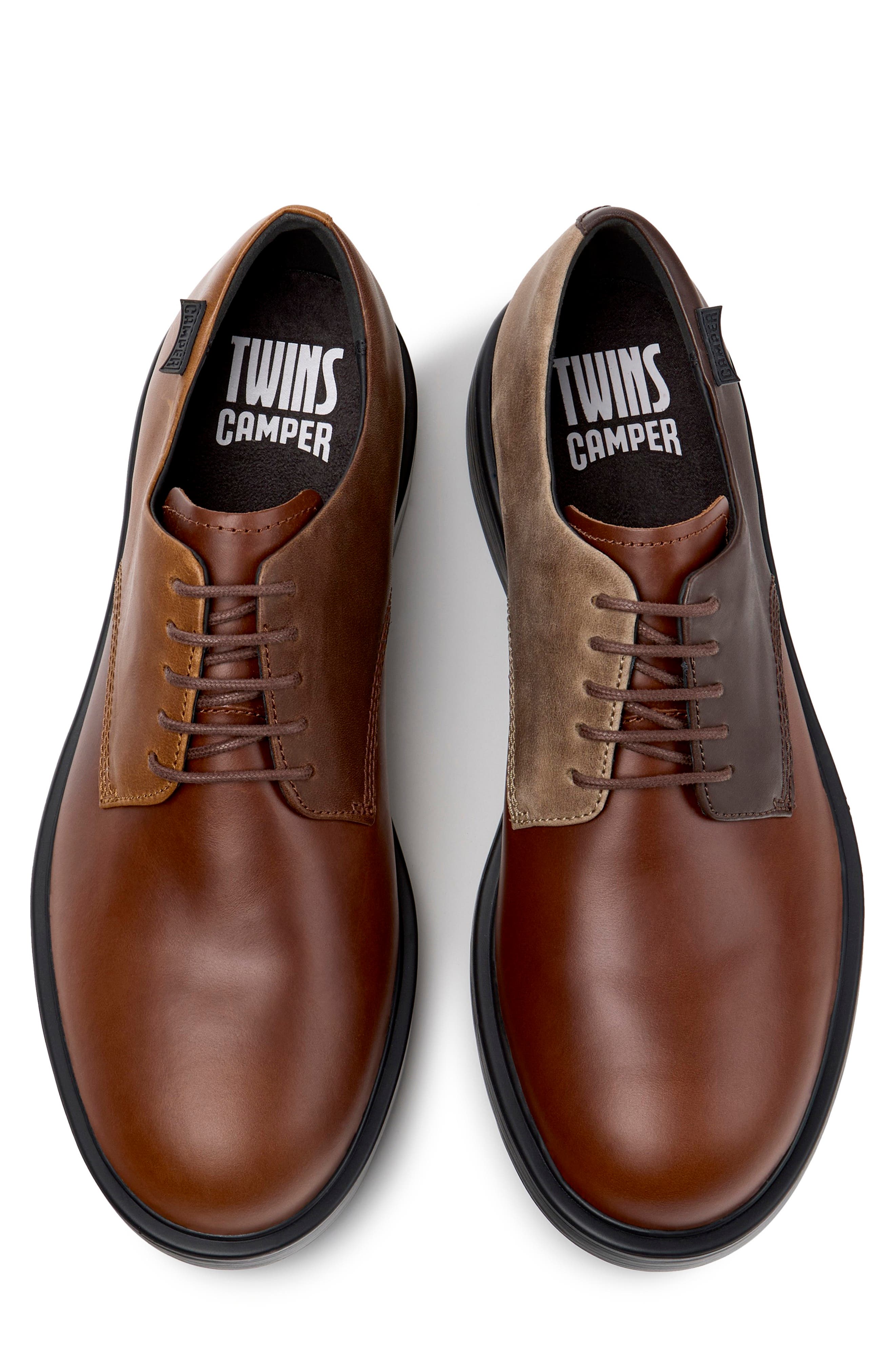 Dean Twins Plain Toe Derby, Alternate, color, MEDIUM BROWN