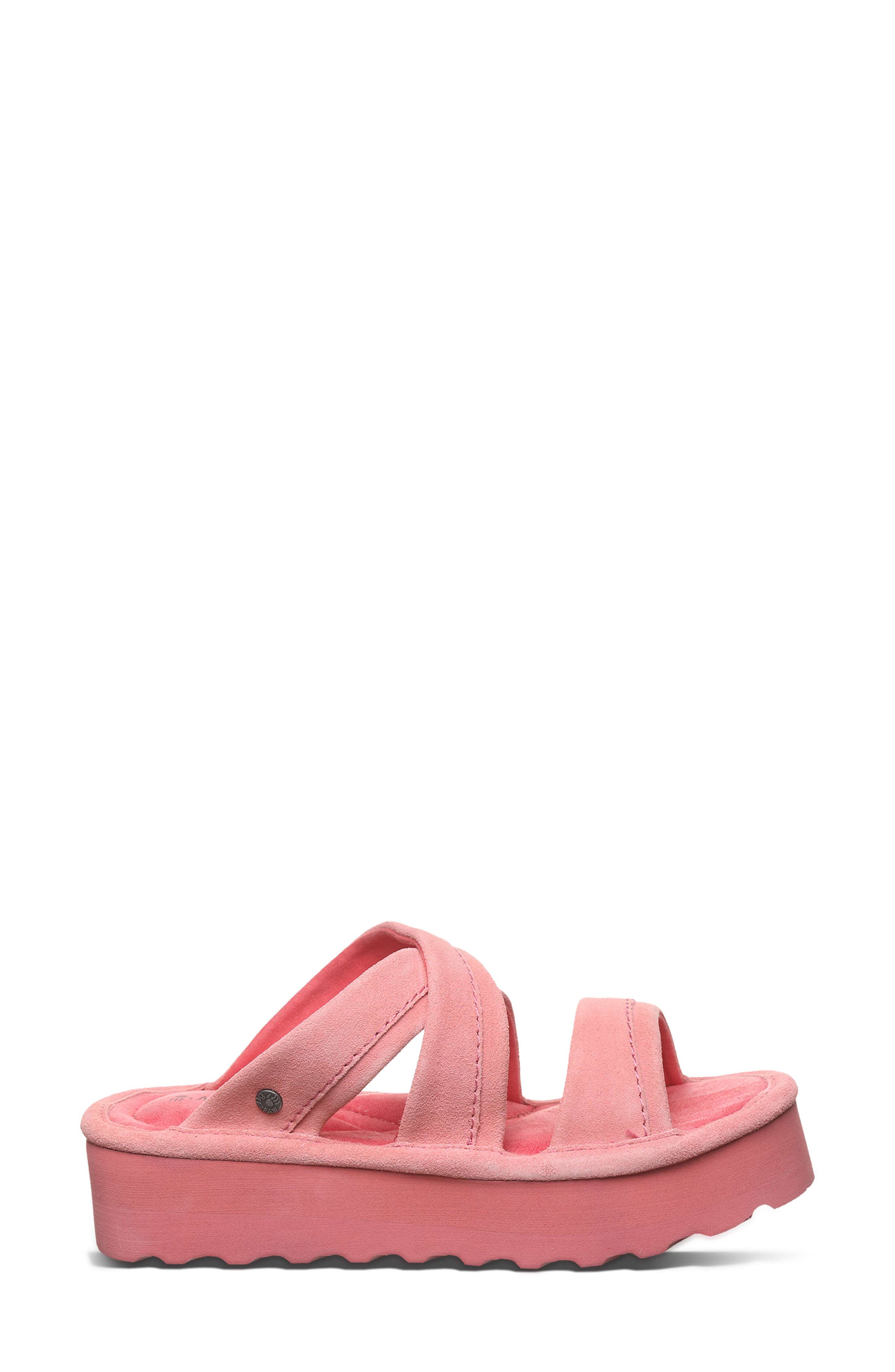 Altitude Platform Slide Sandal, Alternate, color, SHELL PINK