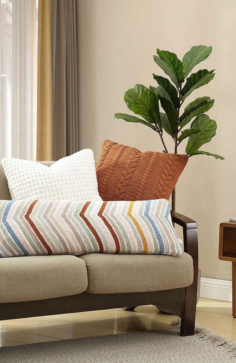 Sunday Citizen Braided Throw Pillow, Alternate, color, Sienna