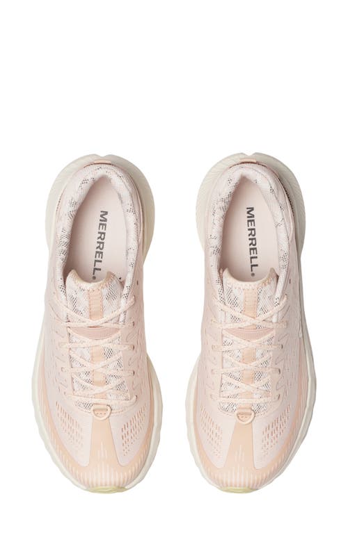 Merrell Agility Peak 5 Running Shoe In Pink Salt