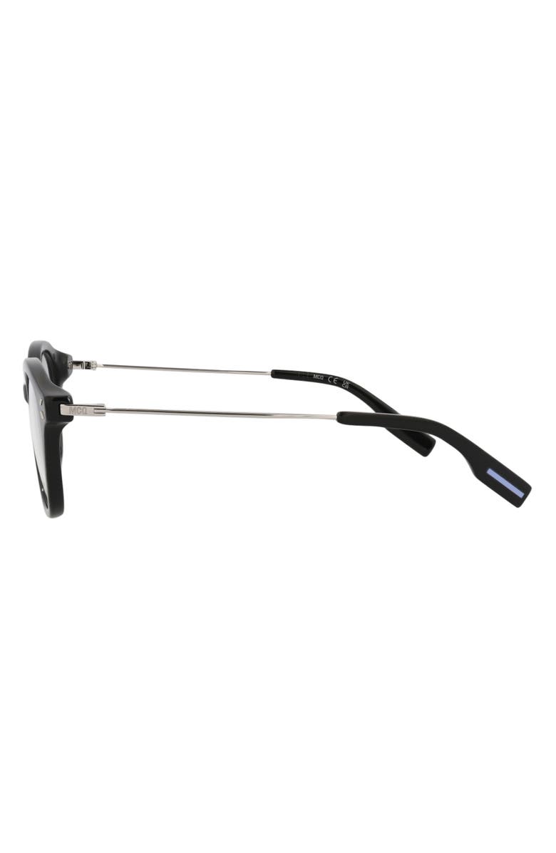 McQueen 51mm Round Optical Glasses, Alternate, color, 