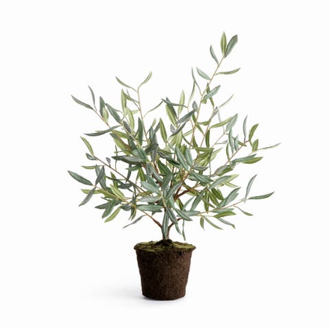 Olive Green Plastic Tree Drop-In 26"