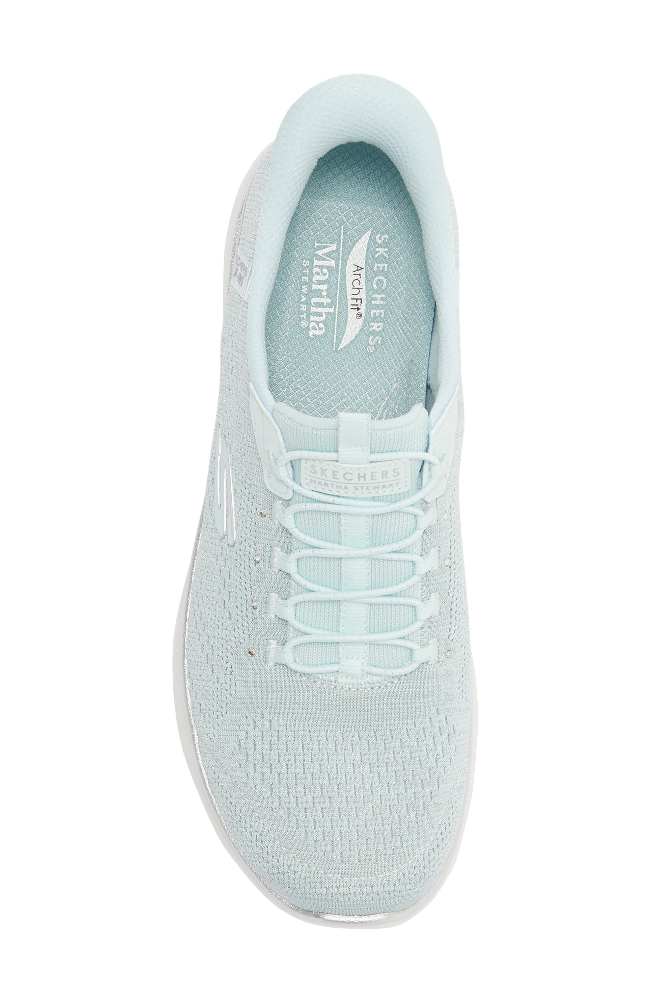 SKECHERS x Martha Stewart Slip-In<sup>®</sup> Sneaker, Alternate, color, Light Blue