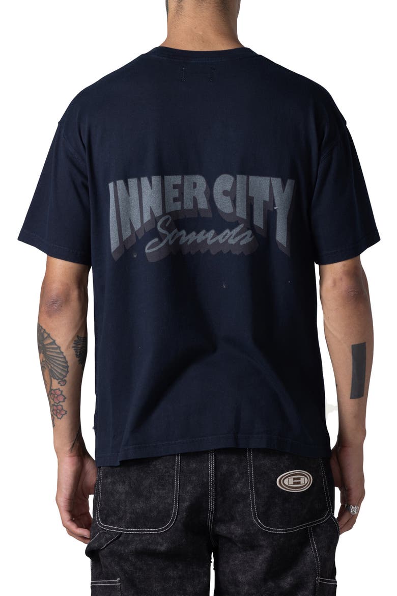 Sounds for the Soul Oversize Graphic T-Shirt, Alternate, color, BLACK