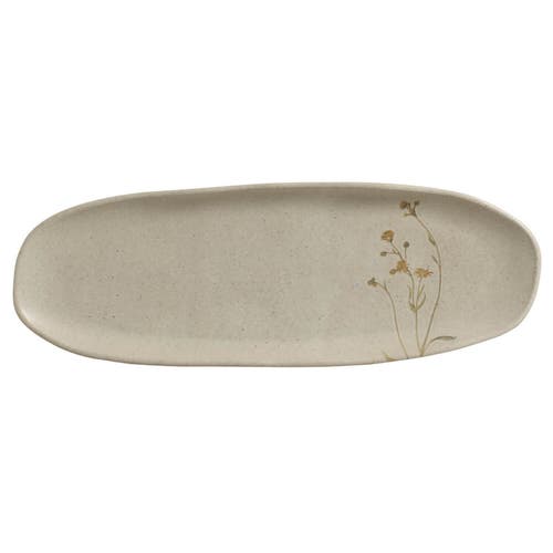 Porto Brasil Shallow Organic Oval Platter Large Set Of 4 In Neutral