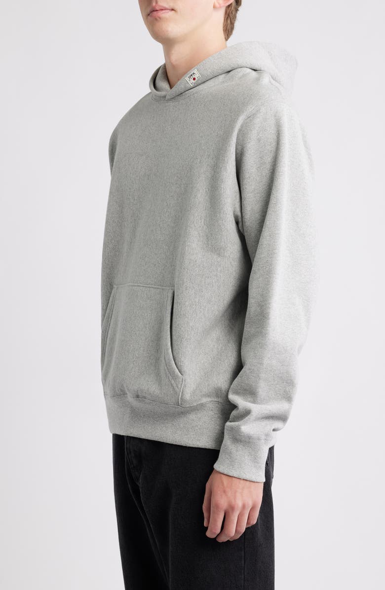 EDWIN Relaxed Fit Hoodie, Alternate, color, Heather Grey