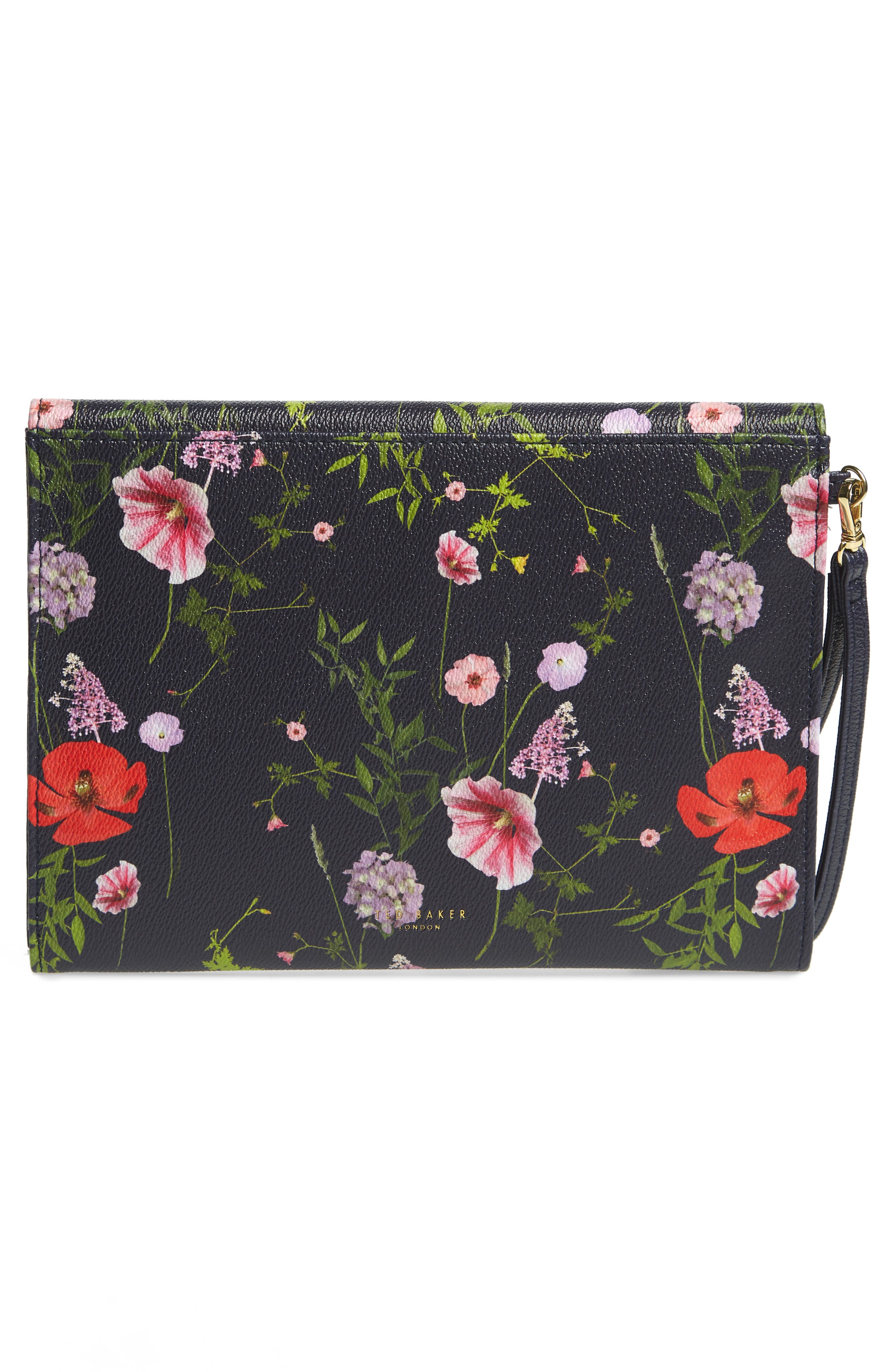 Ted Baker London Gaia Hedgerow Envelope Pouch, Alternate, color, 