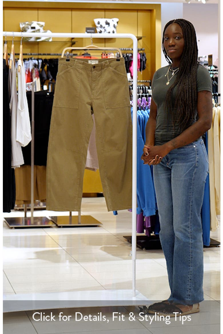Darted Barrel Leg Pants video