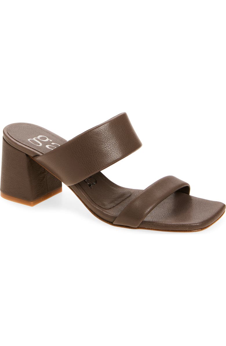 Pedro Garcia Isela Block Heel Sandal, Main, color, Fossil
