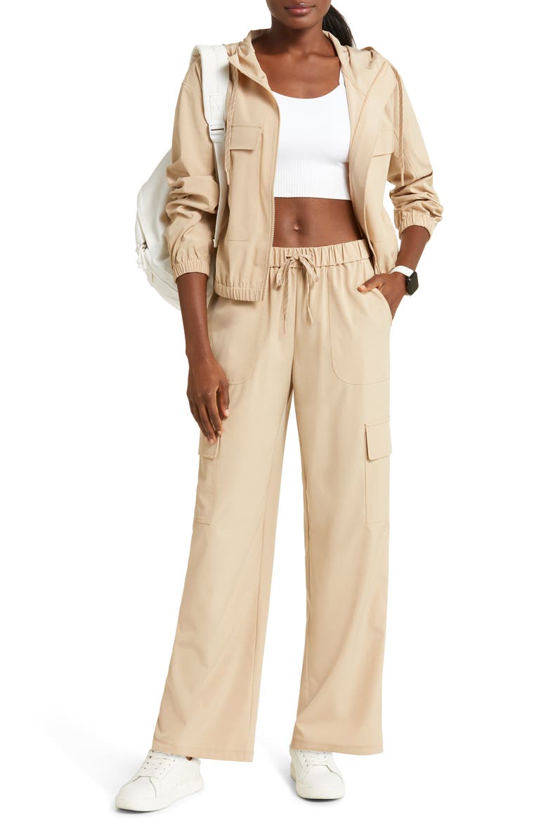 Interval Hooded Utility Jacket, Alternate, color, TAN NOMAD