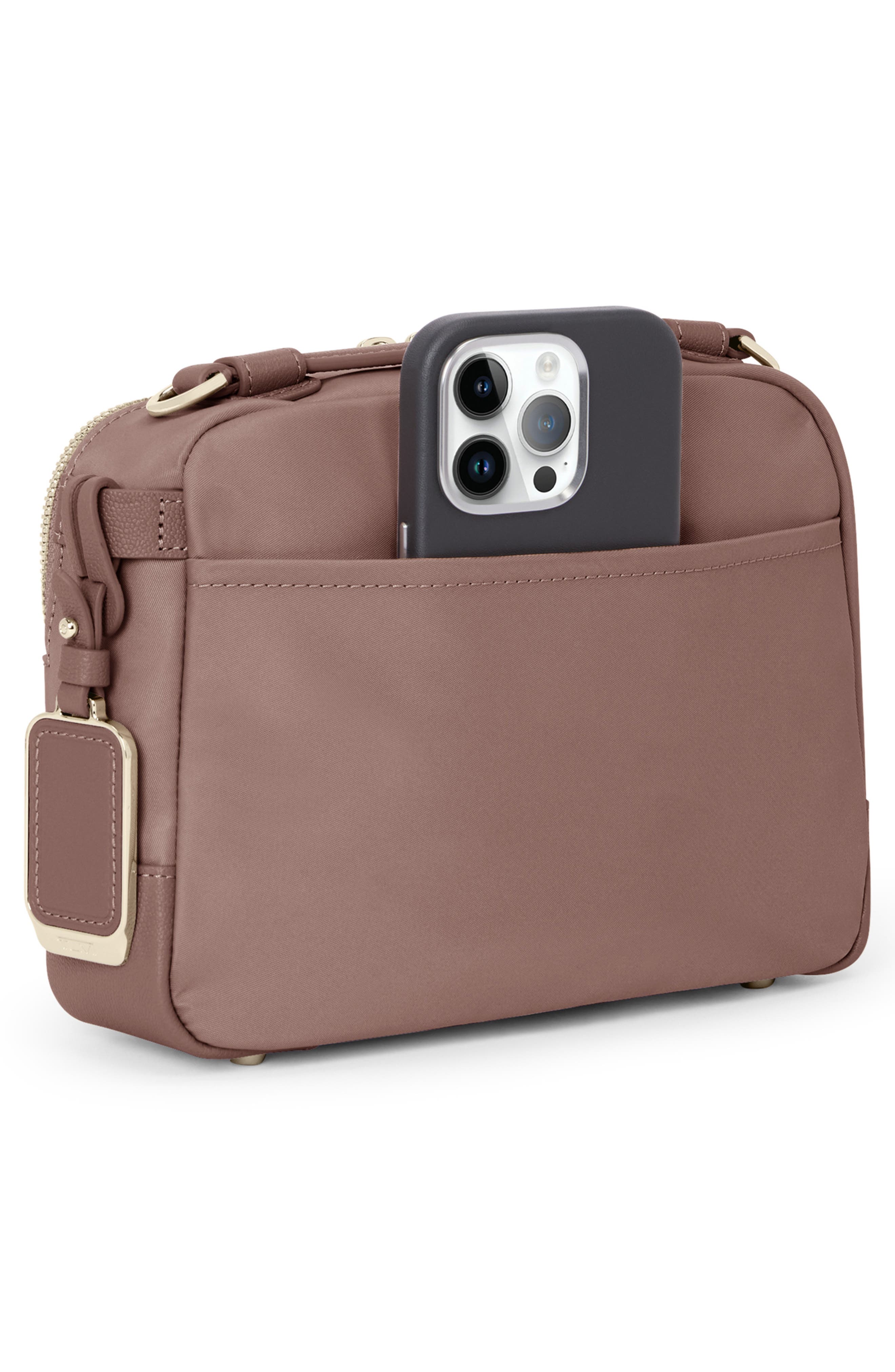 TUMI Voyageur Teghan Crossbody Bag, Alternate, color, Light Mauve