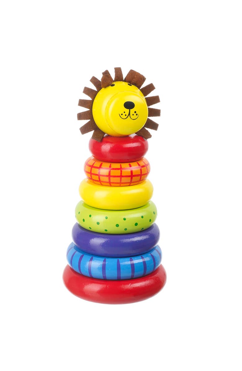 ORANGE TREE TOYS Stacking Ring Lion, Main, color, Multicolored
